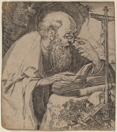 Sint Hiëronymus door Annibale Carracci