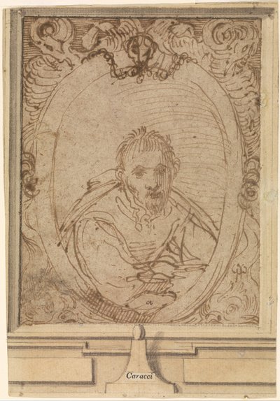 Zelfportret door Annibale Carracci