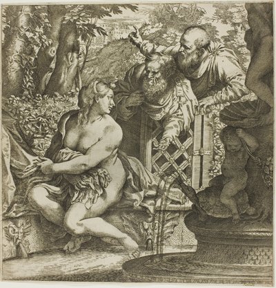 Susanna en de Ouderen door Annibale Carracci