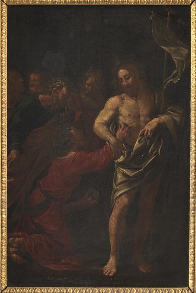 De ongeloof van Sint Thomas door Annibale Carracci