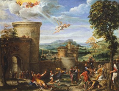 Het martelaarschap van Sint Stefanus, ca. 1603-04 door Annibale Carracci