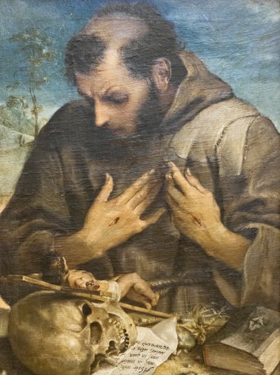 De Boetvaardige St. Franciscus, c.1585 door Annibale Carracci