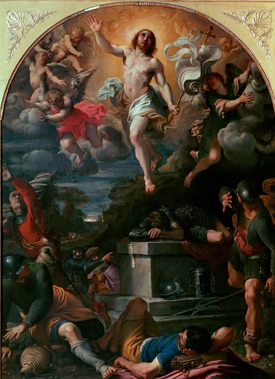 De opstanding van Christus door Annibale Carracci