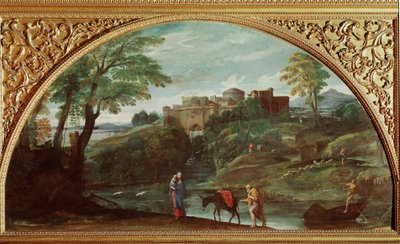 De vlucht naar Egypte door Annibale Carracci