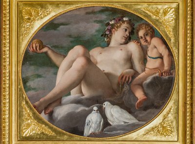Venus en Cupido door Annibale Carracci
