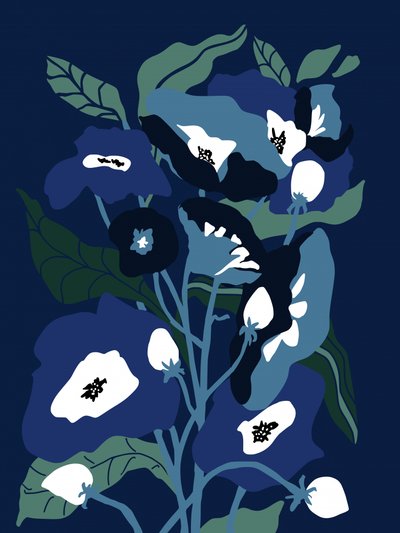 Deep Blue Botanicals door Annick