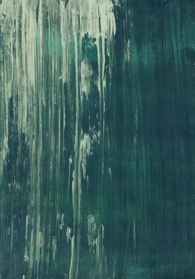 Vloeiend blauwgroen abstract door Annick