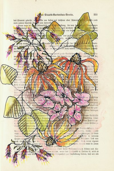 Vintage botanische studie door Annick