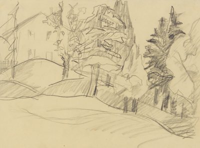 Huis in het bos door Anny Dollschein