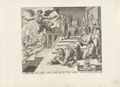Afscheid van de aartsengel Rafaël door Anonymous