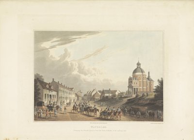 Afvoer van Franse kanonnen door Waterloo door Anonymous