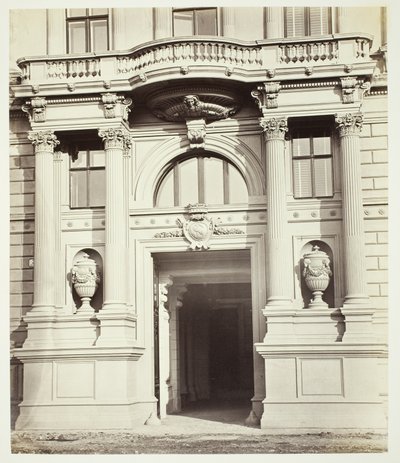 Albrechtsgasse nr. 3, portaal bij de woning van Friedrich Ritter von Schey door Anonymous