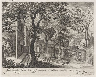 Apollo en Leucothea door Anonymous