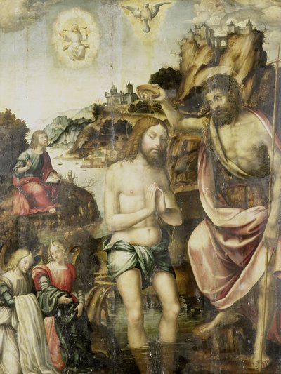 Doop van Christus door Anonymous