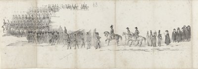Begrafenis van wijlen koning Willem II te Delft op 4 april 1849 door Anonymous