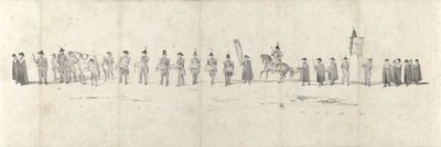 Begrafenis van wijlen koning Willem II te Delft op 4 april 1849 (blad 3) door Anonymous