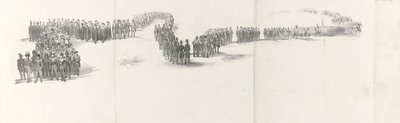 Begrafenis van wijlen koning Willem II te Delft op 4 april 1849 (blad 5) door Anonymous
