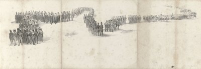 Begrafenis van wijlen koning Willem II te Delft op 4 april 1849 (blad 5) door Anonymous