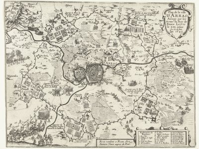 Beleg van Arras door de Fransen, 1640 door Anonymous