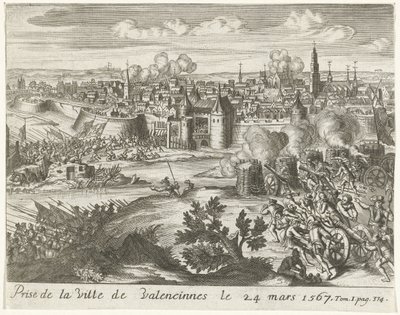 Beleg van Valenciennes, 1567 door Anonymous