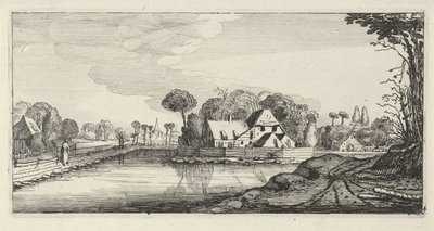Boerderij aan het water door Anonymous