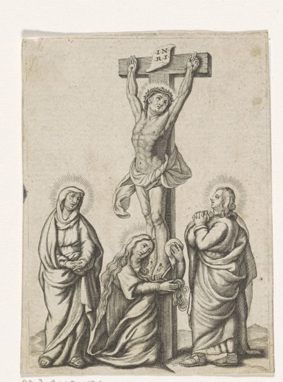 Christus aan het kruis door Anonymous