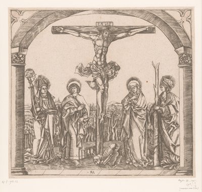Christus aan het kruis door Anonymous