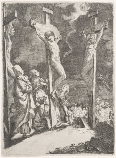 Christus aan het kruis door Anonymous