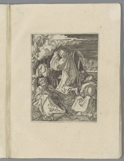 Christus in de hof van Getsemane door Anonymous