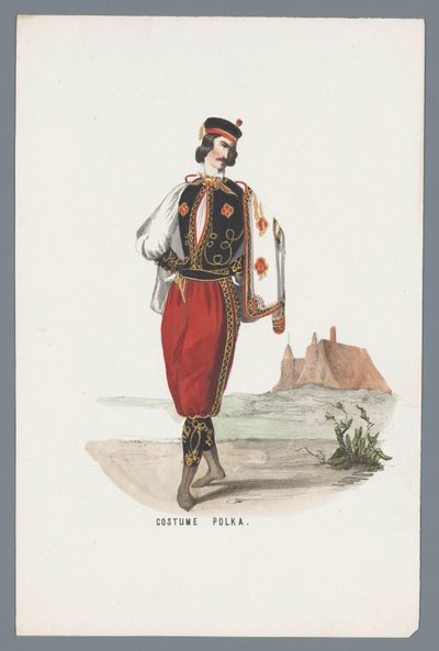 Costume Polka door Anonymous