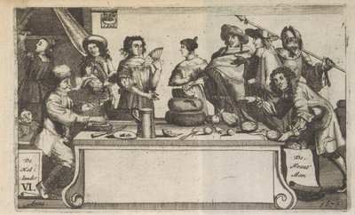 De Fransman en de Hollander, 1673 door Anonymous