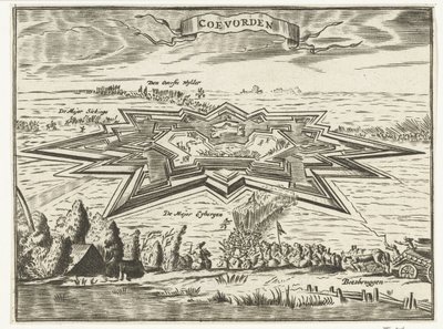 De bestorming van Coevorden, 1672 door Anonymous
