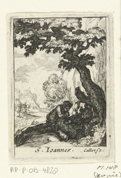 De boetvaardige Johannes de Doper door Anonymous