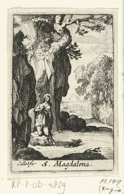 De boetvaardige Maria Magdalena door Anonymous