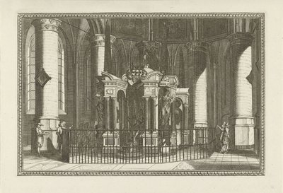 De graftombe van Willem van Oranje, 1623 door Anonymous