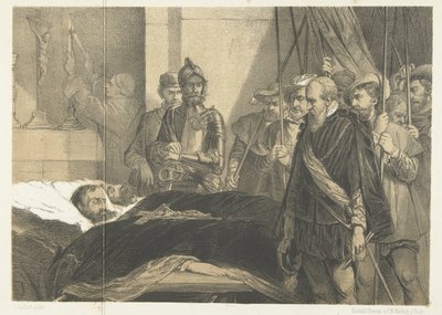 De laatste eer bewezen aan de lijken van Egmond en Horne, 1568 door Anonymous
