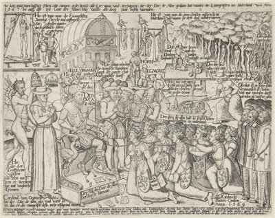 De troon van de hertog van Alva, 1569 door Anonymous