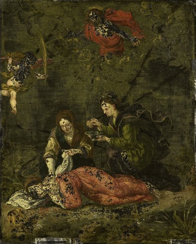 De dood van St. Cecilia door Anonymous