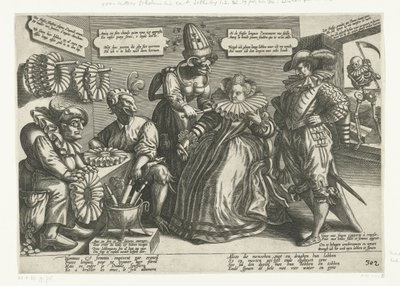 Diaboli partus superbia / Hoovaardije des Duyvels broersel door Anonymous