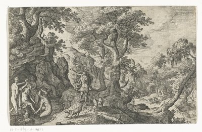 Diana en Actaeon door Anonymous