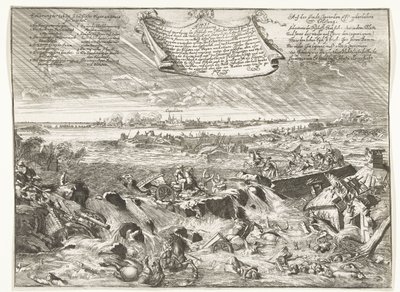 Dijkdoorbraak bij Coevorden, 1673 door Anonymous