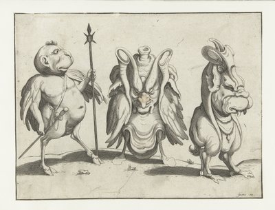 Drie monsters door Anonymous