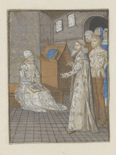 Een koning vertelt zijn verhaal aan Boccacio (series title) door Anonymous