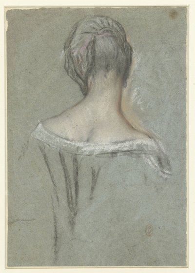 Elegante dame, van achteren door Anonymous