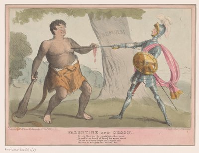 Engelse politieke spotprent, 1835 door Anonymous