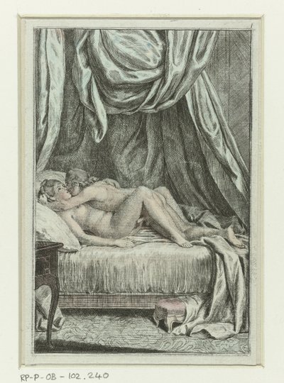 Erotische serie met koppels in bed door Anonymous