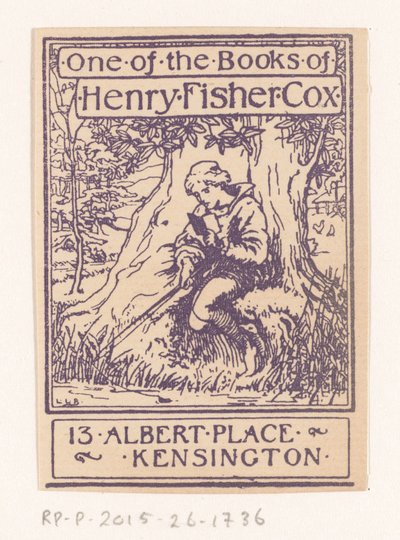 Ex libris van Henry Fisher Cox door Anonymous