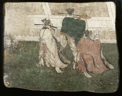 Fragment van een muurschildering door Anonymous