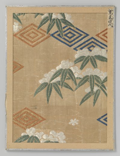 Fragment textiel door Anonymous