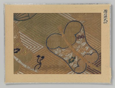 Fragment textiel door Anonymous